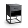 Nachttisch Cubic Schwarz