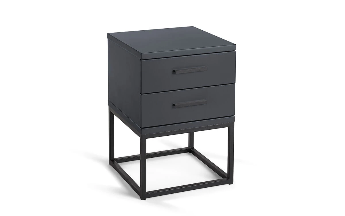Nachttisch Cube Anthrazit